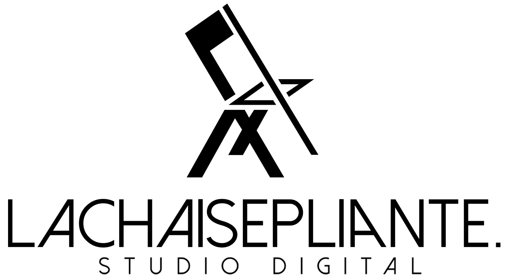 logo du studio lachaisepliante en noir
